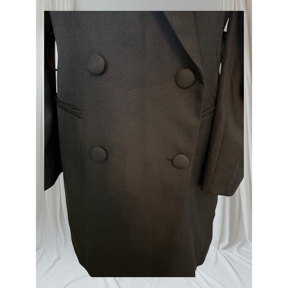 •	NWT Express Black Blazer Dress Double Breasted Size Small - Picture 7 of 10